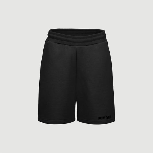 CLASSIC BLACK COTTON SHORTS