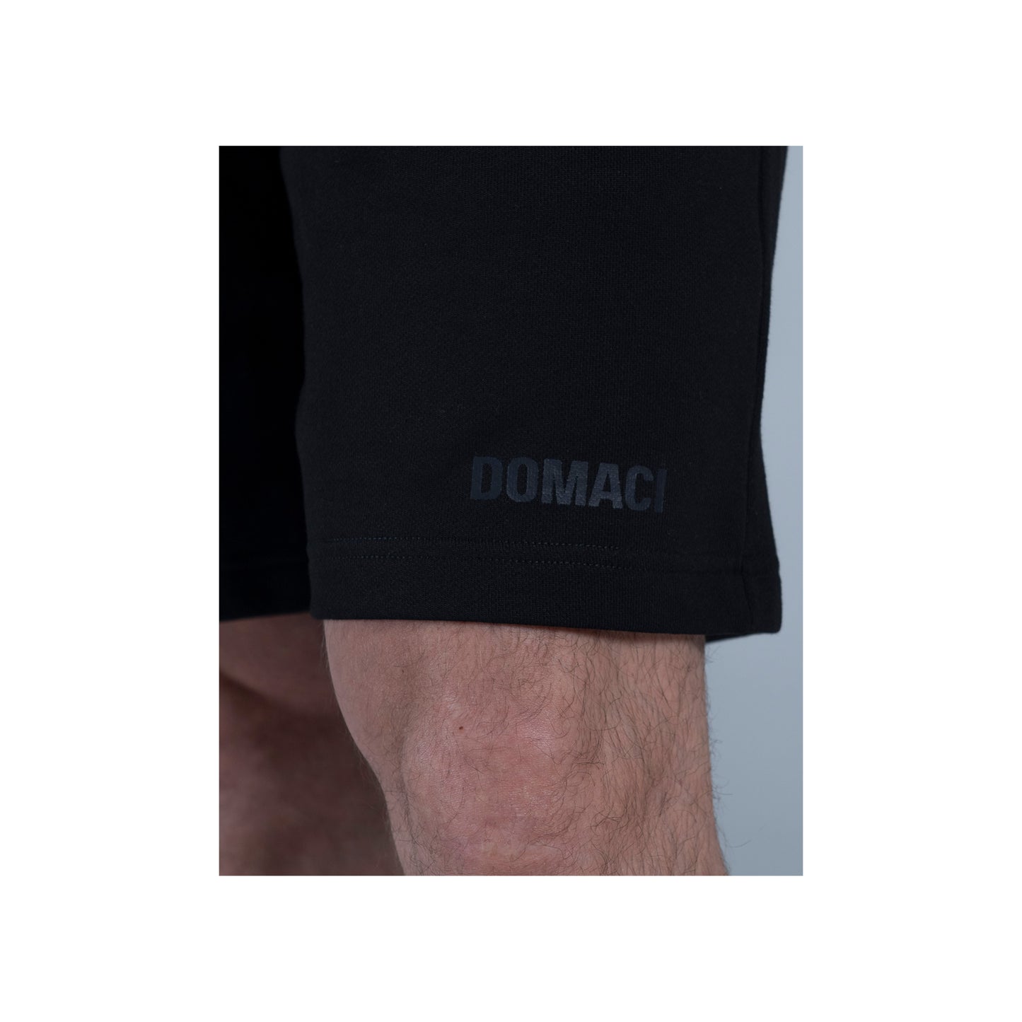 CLASSIC BLACK COTTON SHORTS