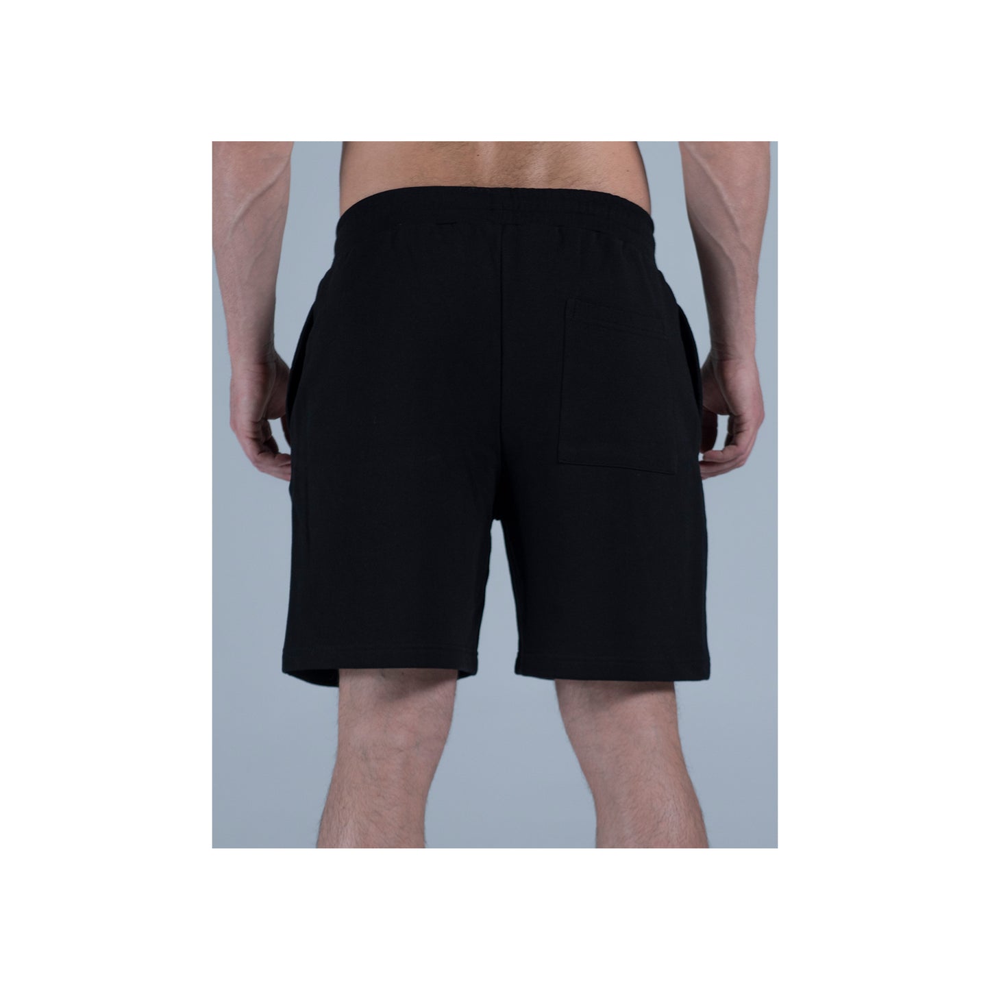 CLASSIC BLACK COTTON SHORTS